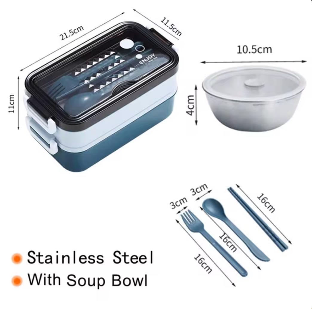 Stackable Stainless Steel Lunch Box