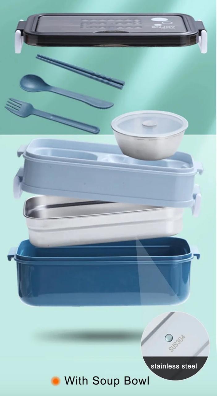 Stackable Stainless Steel Lunch Box