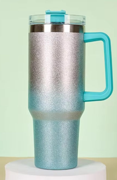 Glitter Stainless Steel Tumbler 40oz