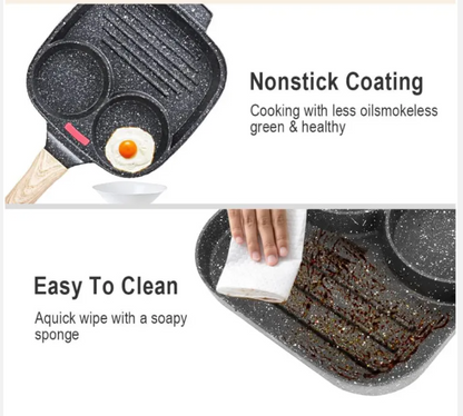 3-in-1 Non-stick frying pan