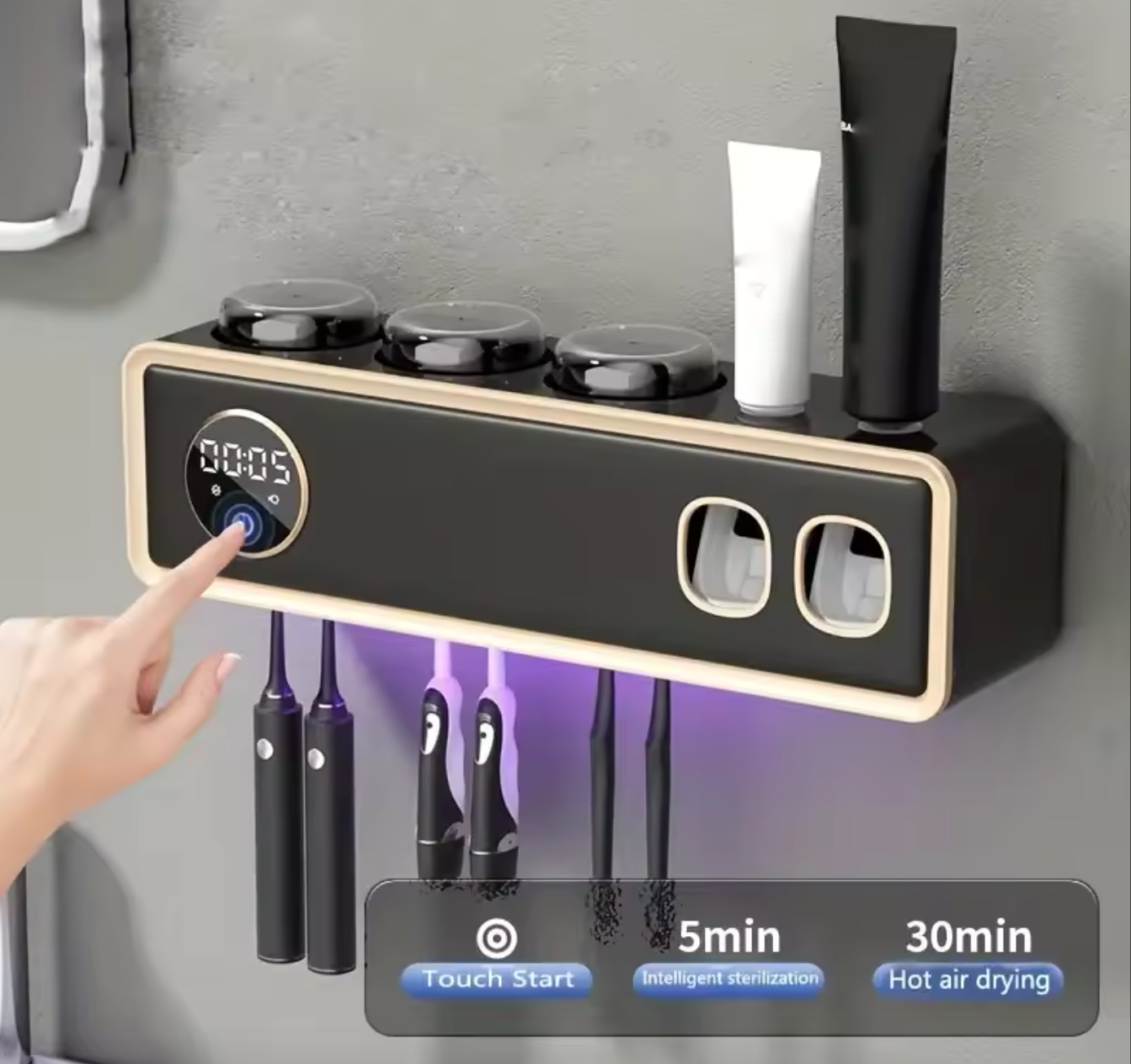 Smart UV Toothbrush Sanitizer