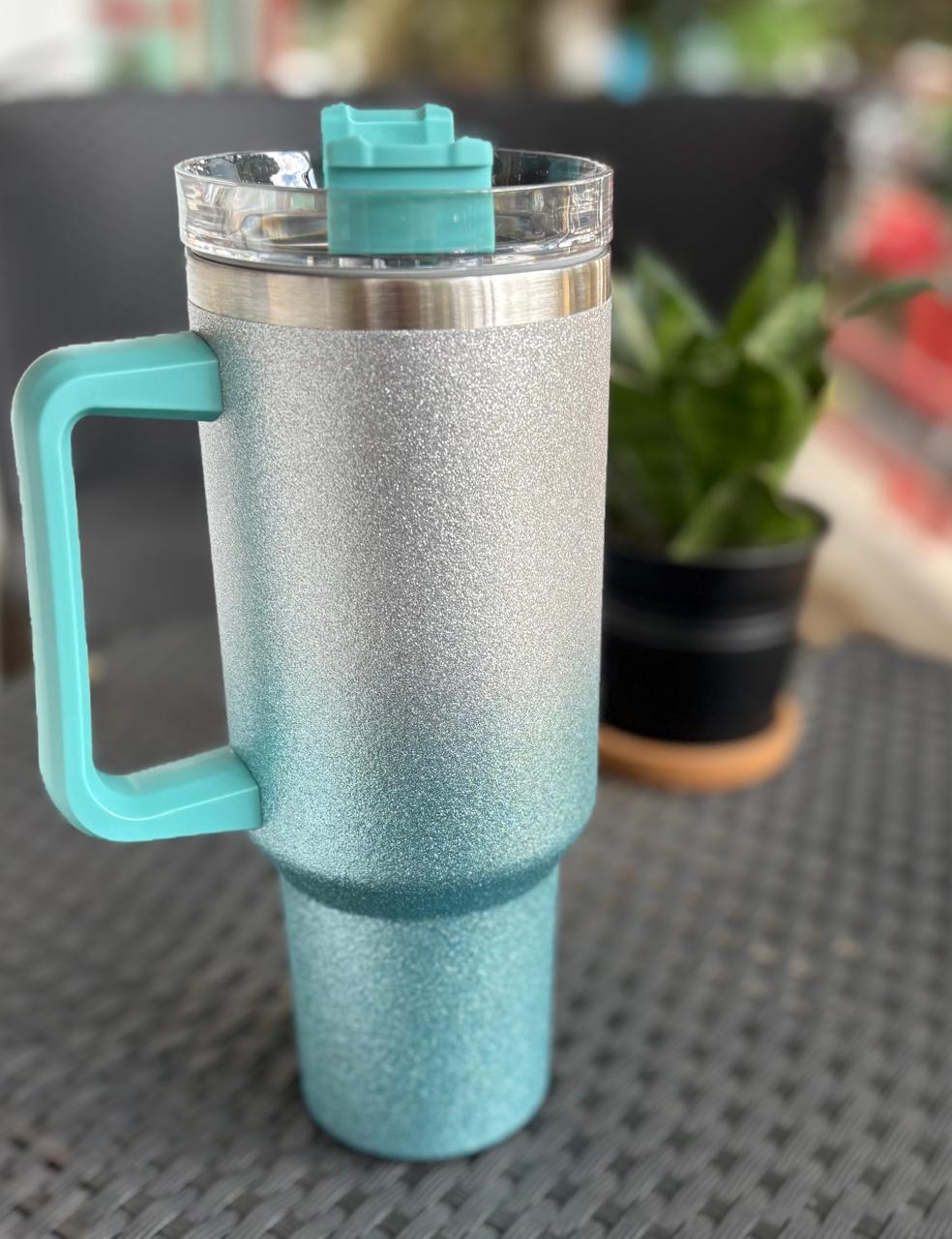 Glitter Stainless Steel Tumbler 40oz